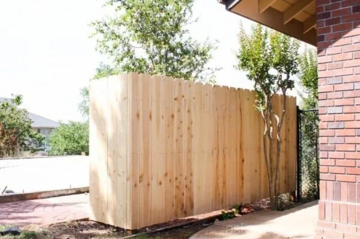 stain your own fence