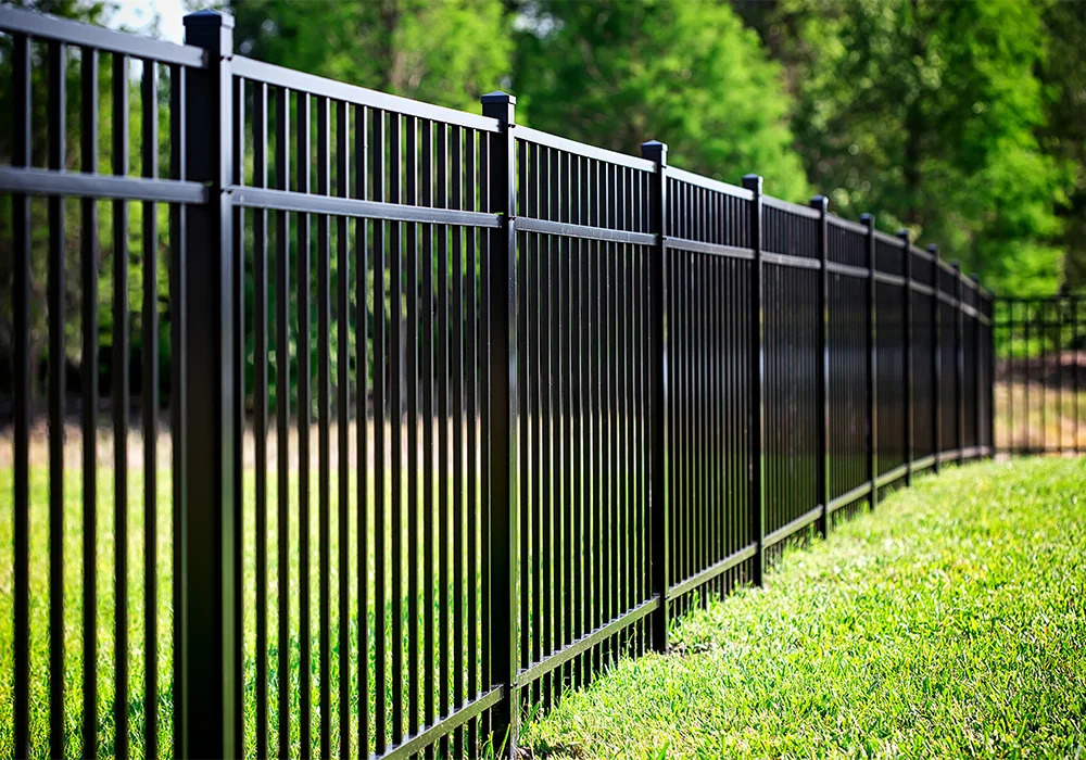 High-security perimeter fencing for an Austin commercial site