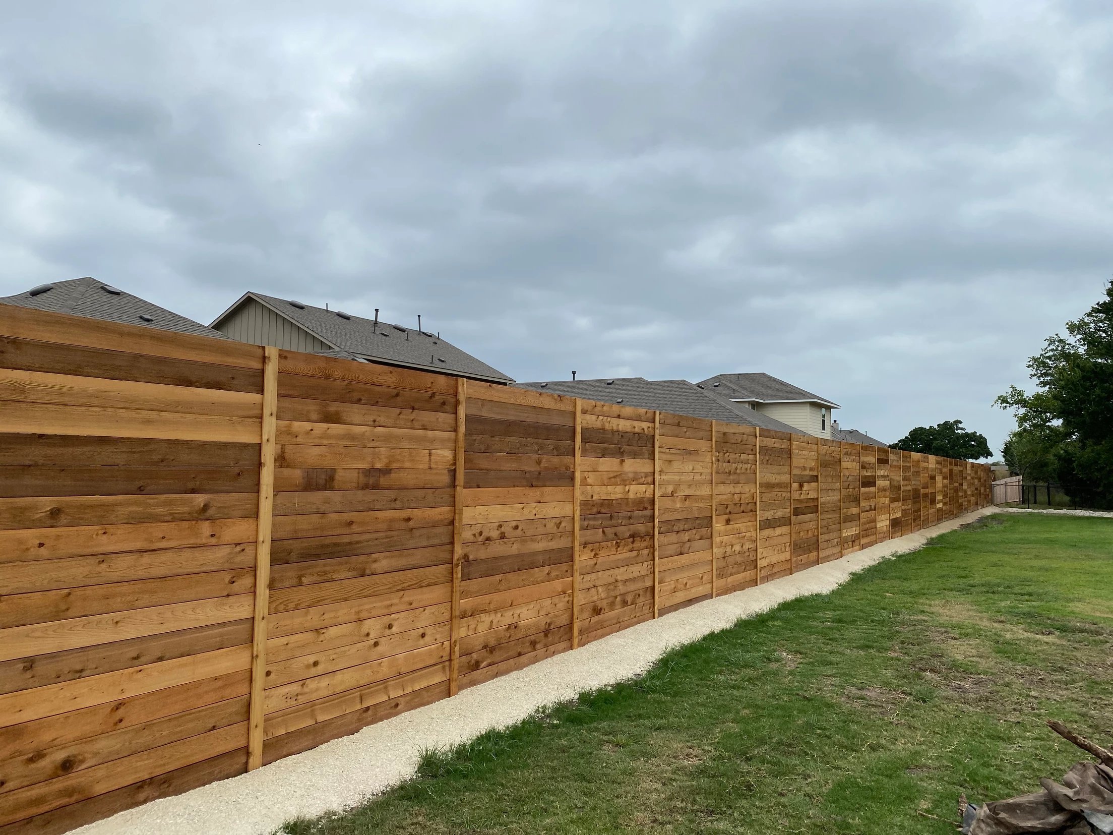 georgetown horizontal fence installation